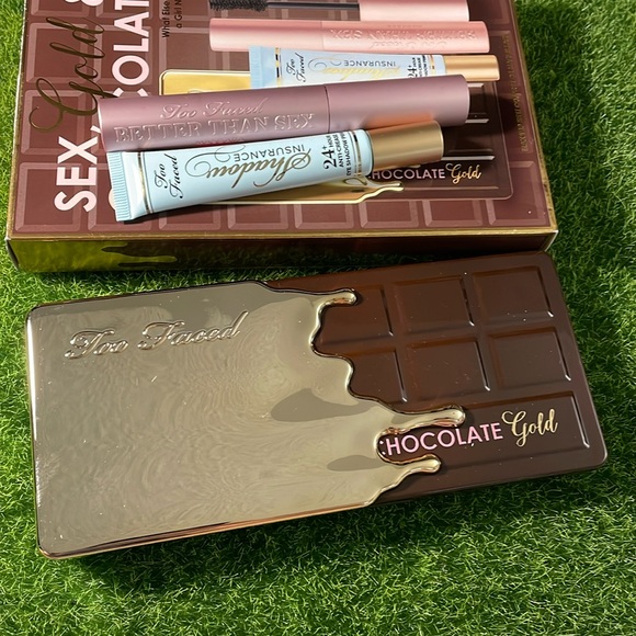 🆕 Too Faced Sex , Gold and Chocolate Set - Picture 2 of 5